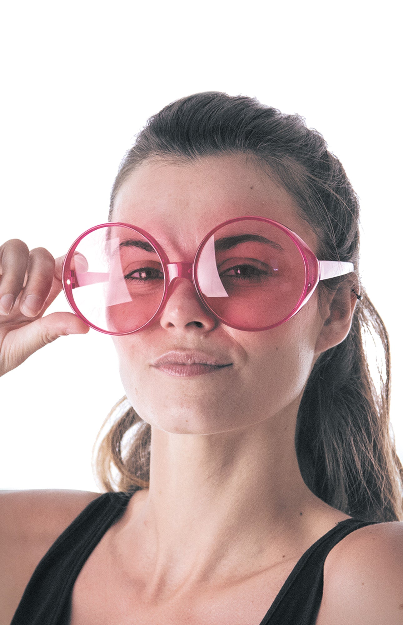 LUNETTES HIPPY ROSES GEANTES