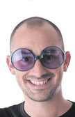 LUNETTES HIPPY BLEUES GEANTES