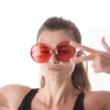 LUNETTES HIPPY ROUGES GEANTES