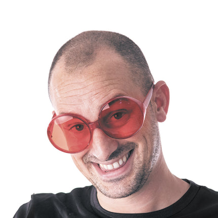 LUNETTES HIPPY ROUGES GEANTES
