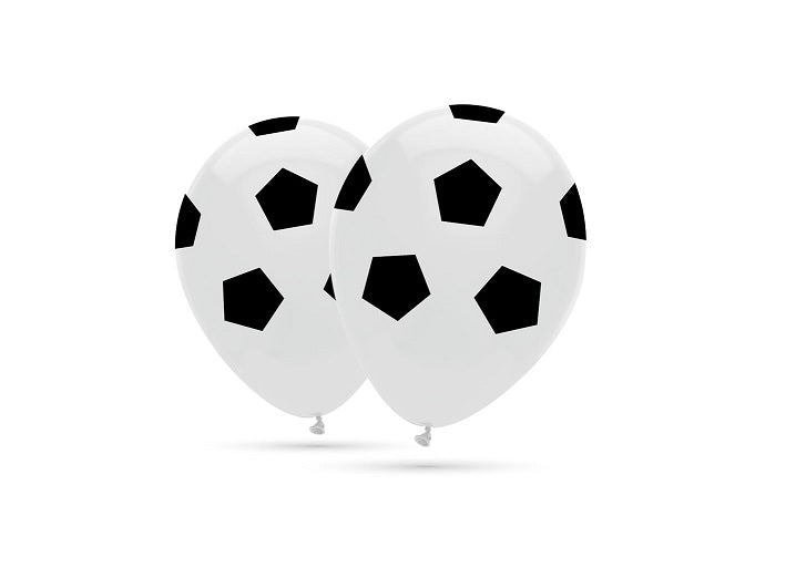 lot de 12 ballons motif foot 30cm