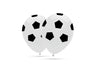 lot de 12 ballons motif foot 30cm