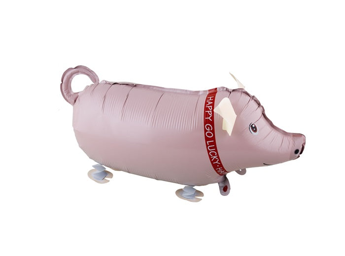 ballon aluminium mylar cochon 64x35cm