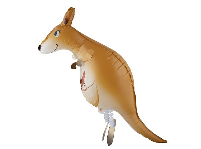 ballon aluminium mylar kangourou 87x62cm