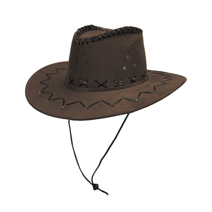 CHAPEAU BUFFALO LUXE MARRON
