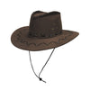 CHAPEAU BUFFALO LUXE MARRON