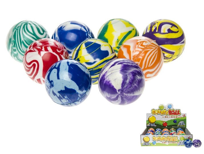 balle rebondissante motifs flammes mix 4.3cm