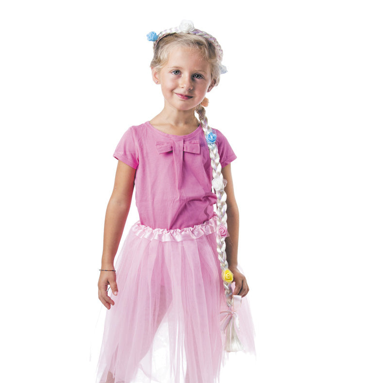 COURONNE PRINCESSE MAGIQUE AVEC TRESSE