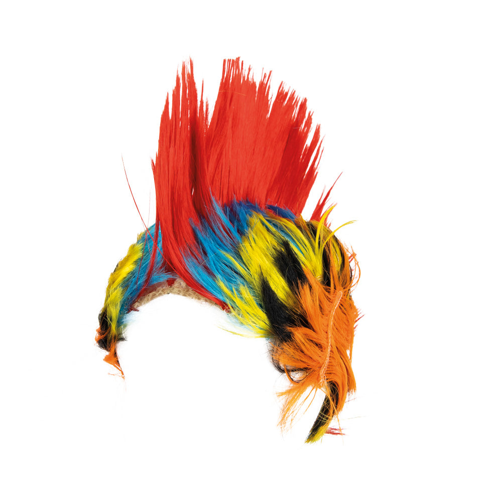 PERRUQUE PUNK MOHICAN 80'S