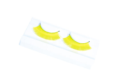 FAUX CILS NEON JAUNE