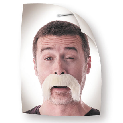MOUSTACHE KEKE BLONDE
