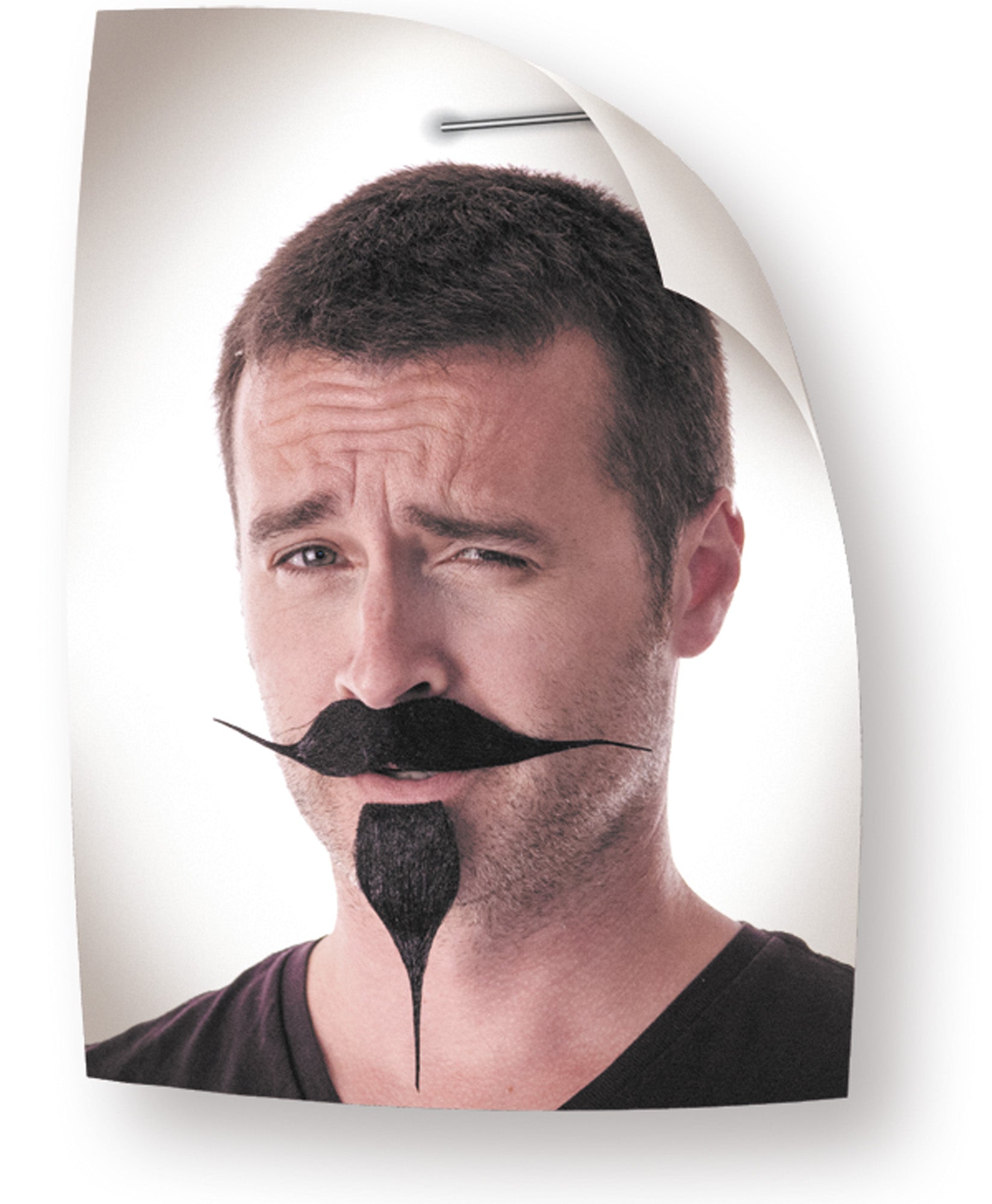 MOUSTACHE+BOUC NOIR