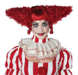 Perruque clown terreur rouge