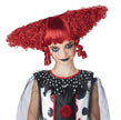 Perruque clown terreur rouge