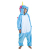 COSTUME KIGURUMI LICORNE BLEUE ENFANT T 7/9 ANS