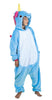 COSTUME KIGURUMI LICORNE BLEUE ENFANT T 7/9 ANS