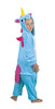 COSTUME KIGURUMI LICORNE BLEUE ENFANT T 4/6ANS