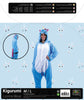 COSTUME KIGURUMI LICORNE BLEUE ADULTE