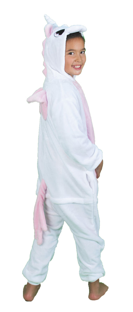 COSTUME KIGURUMI LICORNE ROSE ET BLANCHE ENFANT T 7/9 ANS