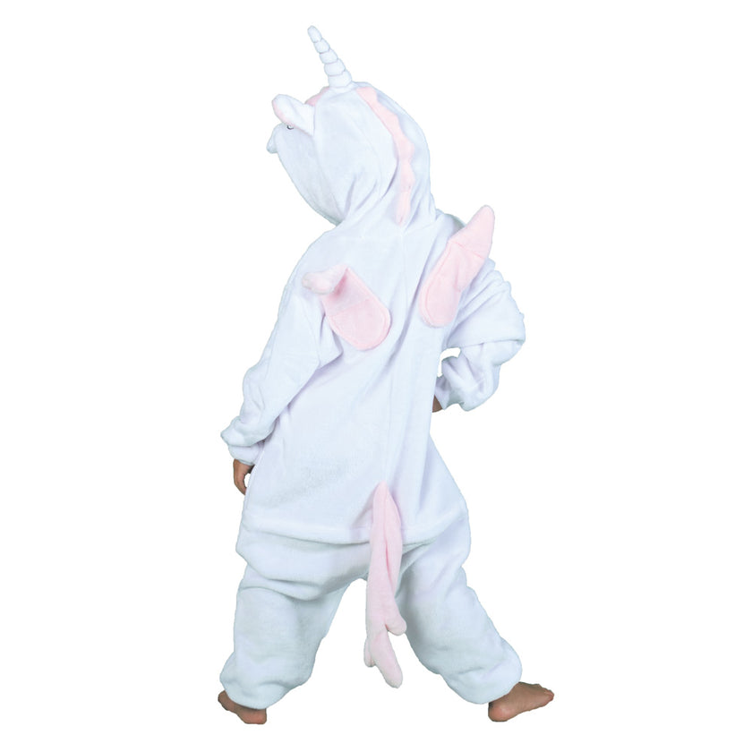 COSTUME KIGURUMI LICORNE ROSE ET BLANCHE ENFANT T 4/6 ANS
