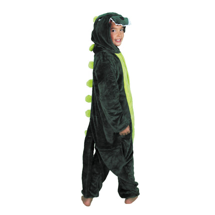 COSTUME KIGURUMI DINO VERT ENFANT T 11/14 ANS