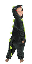 COSTUME KIGURUMI DINO VERT ENFANT T 4/6 ANS