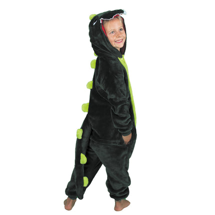 COSTUME KIGURUMI DINO VERT ENFANT T 4/6 ANS