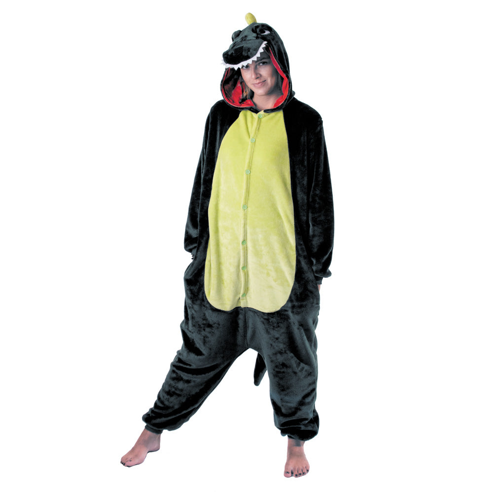 COSTUME KIGURUMI DINO VERT ADULTE