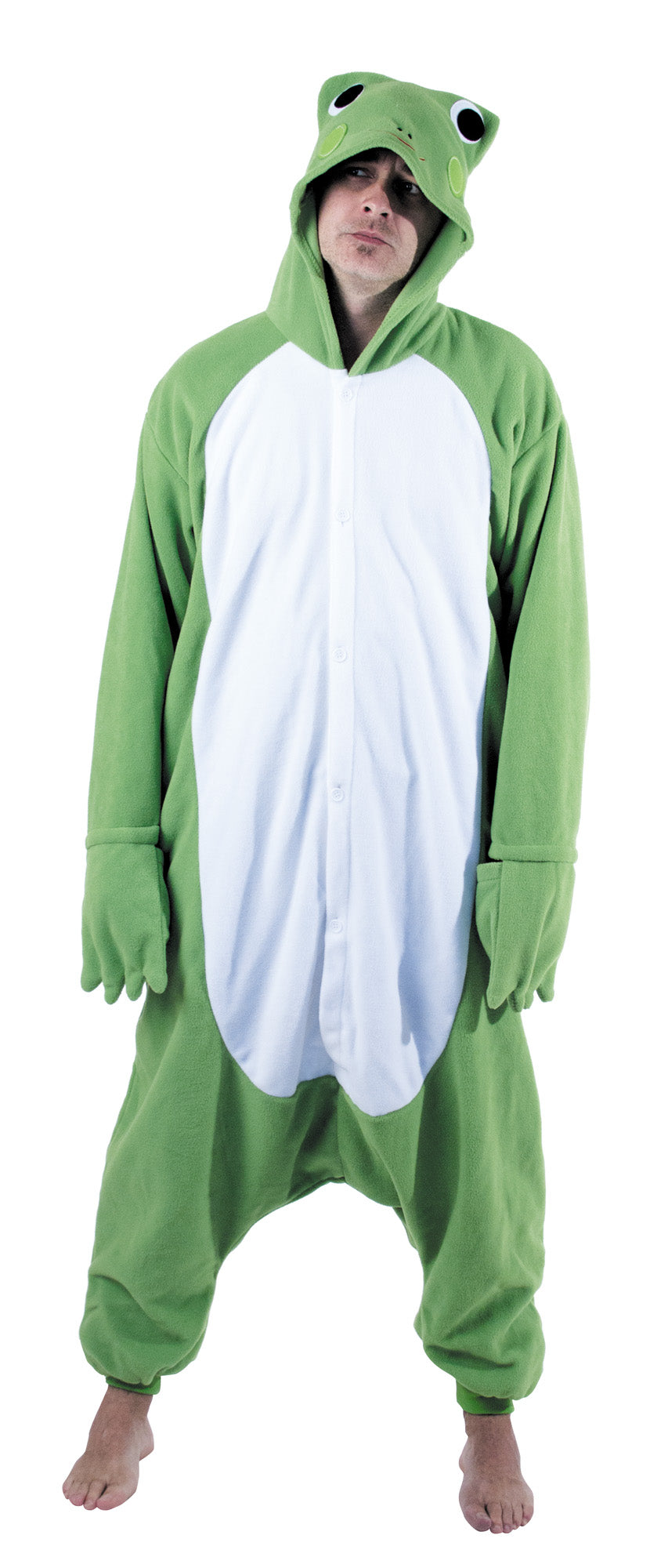 COSTUME KIGURUMI GRENOUILLE VERTE ADULTE