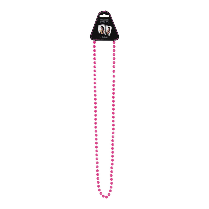 COLLIER PERLES ROSE