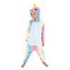 COSTUME KIGURUMI LICORNE ARC EN CIEL ENFANT T 7/9 ANS