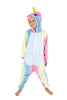 COSTUME KIGURUMI LICORNE ARC EN CIEL ENFANT T 7/9 ANS