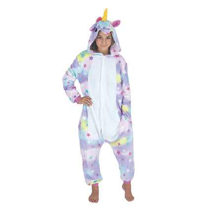 COSTUME KIGURUMI LICORNE AVEC ETOILES ENFANT T 11/14 ANS