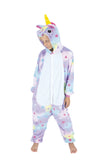 COSTUME KIGURUMI LICORNE AVEC ETOILES ENFANT T 7/9 ANS