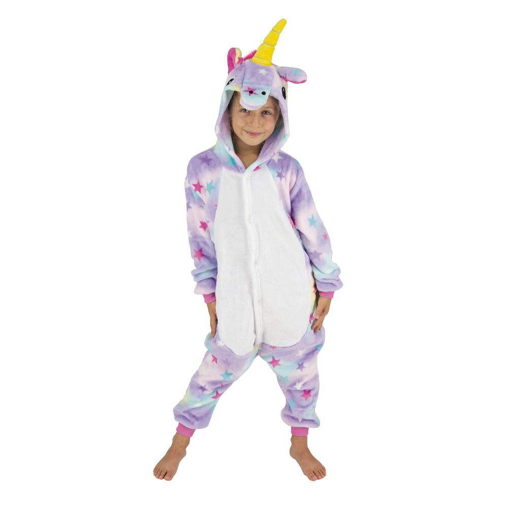 COSTUME KIGURUMI LICORNE AVEC ETOILES ENFANT T 4/6ANS