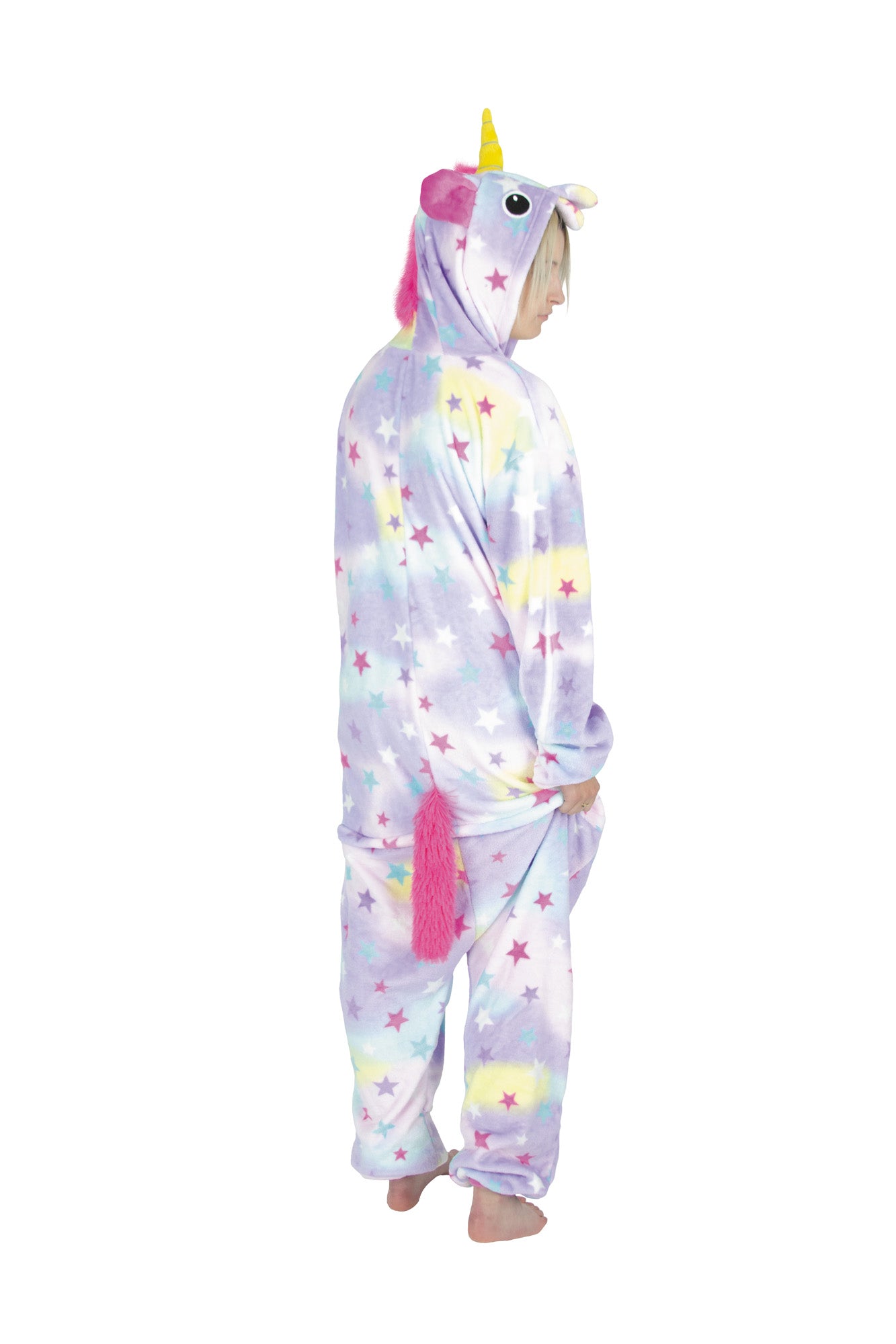 COSTUME KIGURUMI LICORNE AVEC ETOILES ADULTE