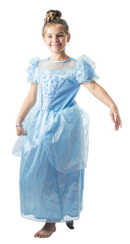 COSTUME PRINCESSE BLEUE 7-9 ANS