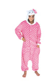 COSTUME KIGURUMI CHAT ROSE ENFANT T 11/14 ANS