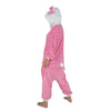 COSTUME KIGURUMI CHAT ROSE ENFANT T 11/14 ANS