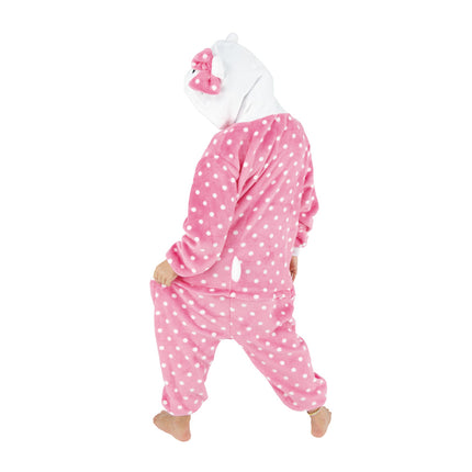 COSTUME KIGURUMI CHAT ROSE ENFANT T 4/6ANS