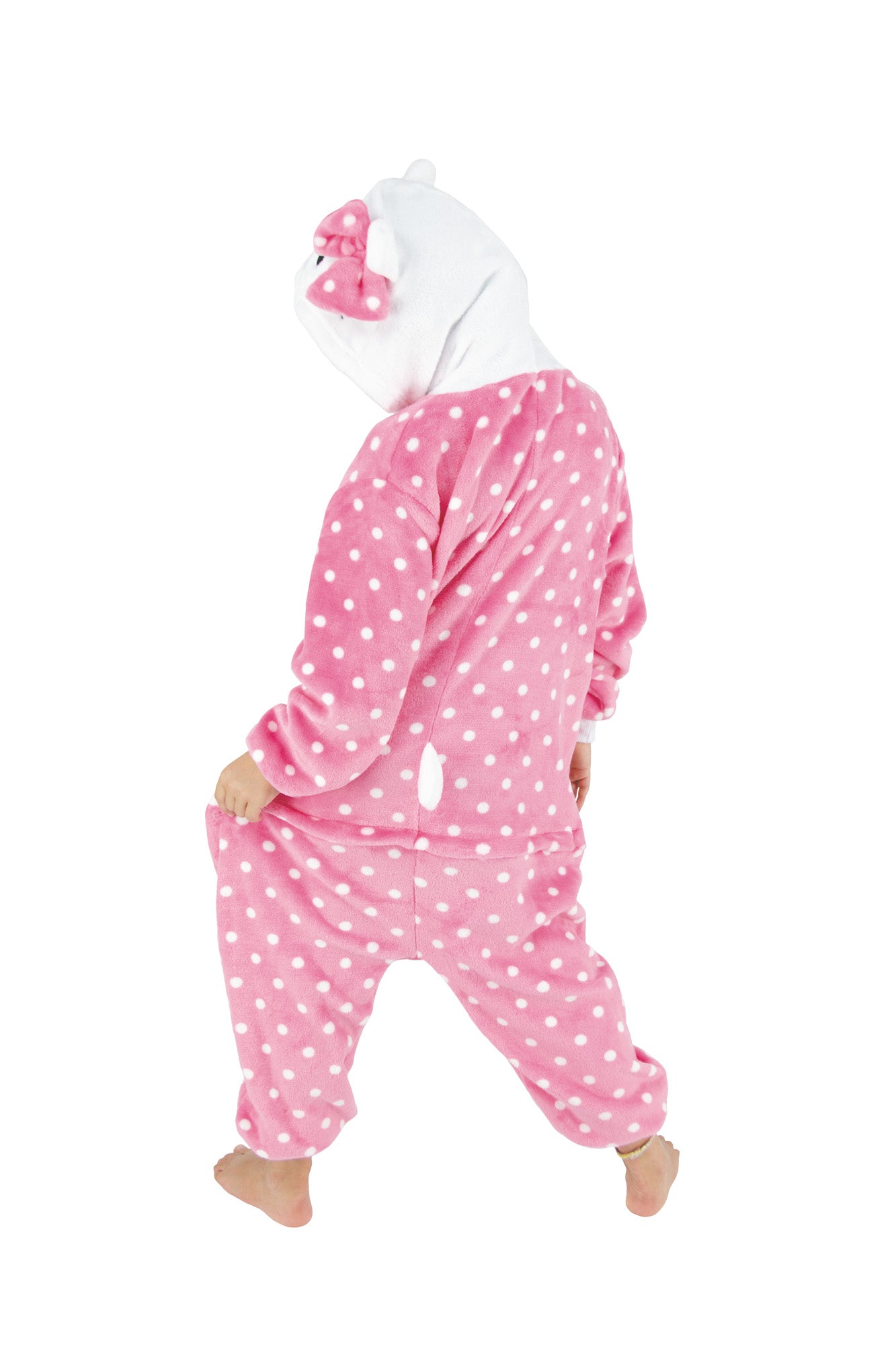 COSTUME KIGURUMI CHAT ROSE ENFANT T 7/9 ANS