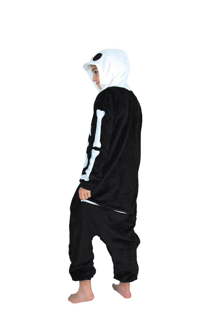 COSTUME KIGURUMI SQUELETTE ENFANT T 11/14 ANS