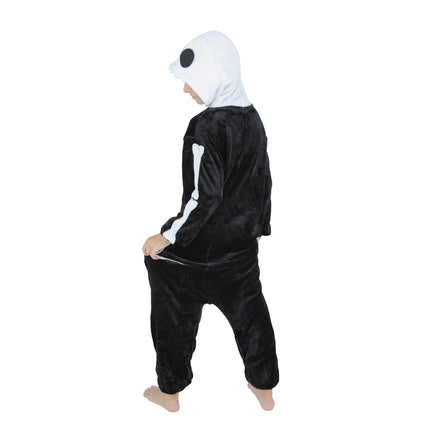 COSTUME KIGURUMI SQUELETTE ENFANT T 7/9 ANS