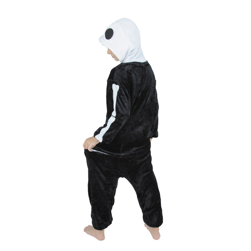COSTUME KIGURUMI SQUELETTE ENFANT T 7/9 ANS