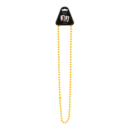 COLLIER PERLES ORANGE