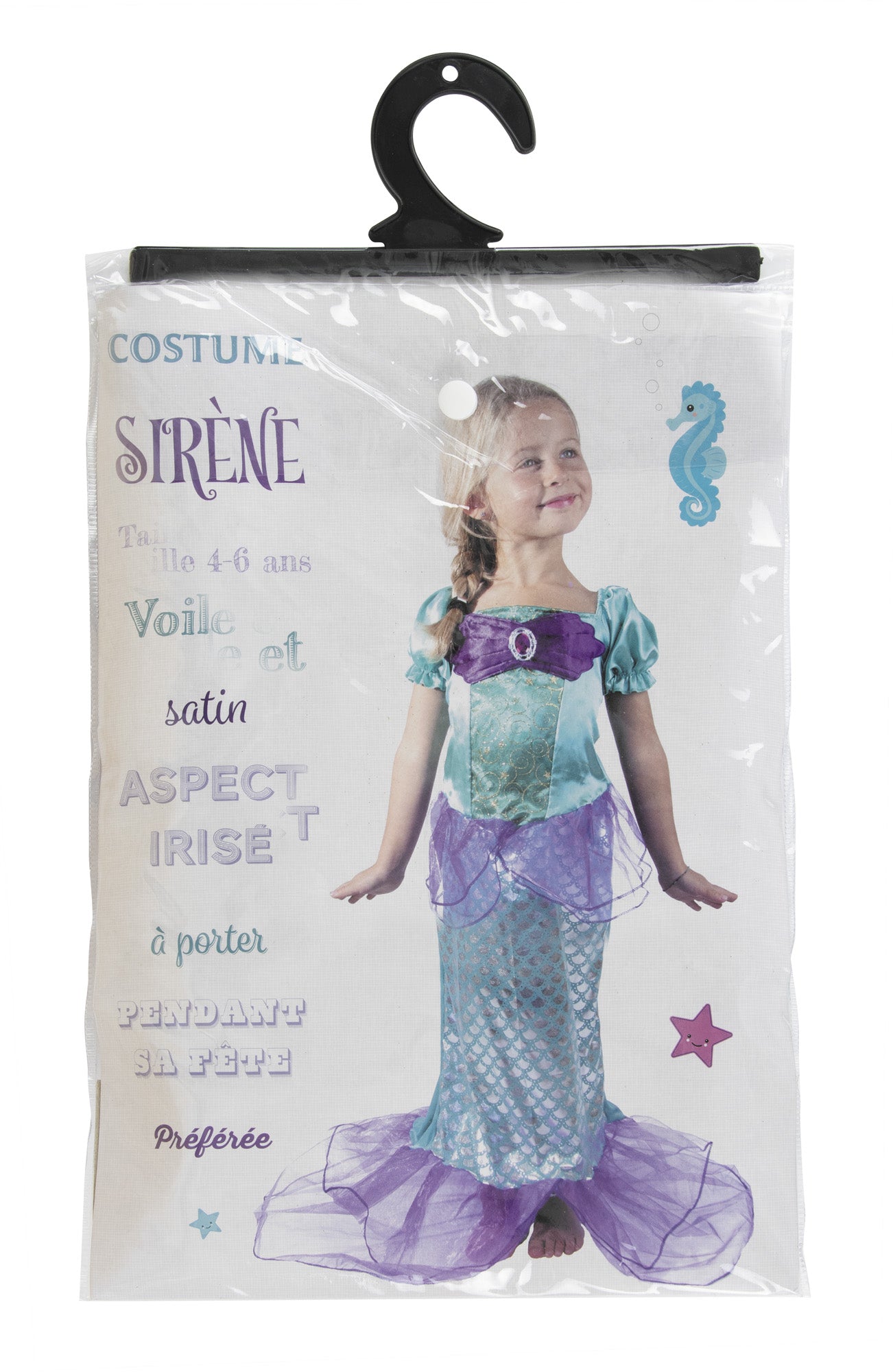 COSTUME SIRENE 4-6 ANS