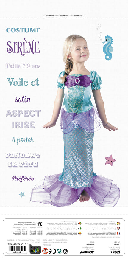 COSTUME SIRENE 7-9 ANS