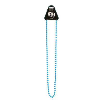 COLLIER PERLES BLEU