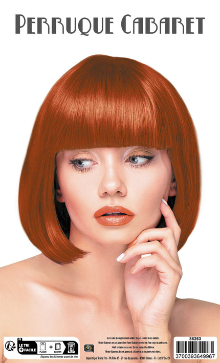 PERRUQUE CABARET ROUSSE