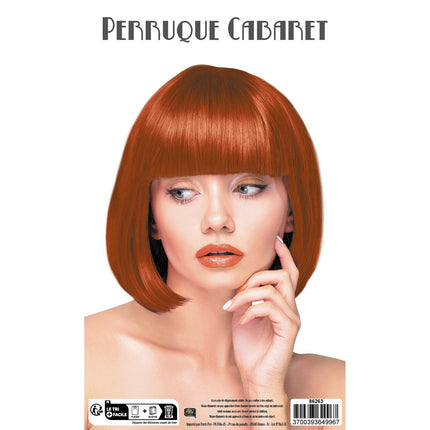 PERRUQUE CABARET ROUSSE